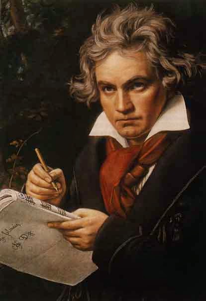 Ludwig van Beethoven (1770–1827) Gemälde von Joseph Karl Stieler, ca. 1820